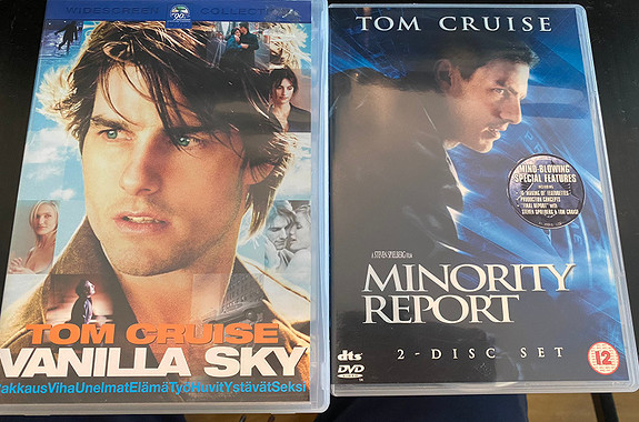 7 kpl Tom Cruise leffoja (dvd)